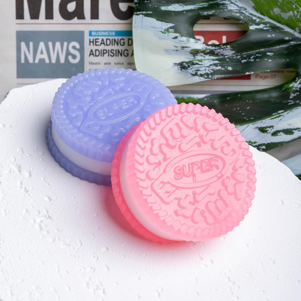 Biscuit Taba Squishy 4Pcs,Slow Rising Soft Squeeze Balls for Adults