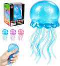 Jellyfish Squeeze Toy,2.16Inch Jellyfish Squishy Malt Filled Squishy Sensory Fidget Toy,Ultra Soft Moldable Slow Rise Stress Relief Toy for Adults Anxiety Relief(Blue)