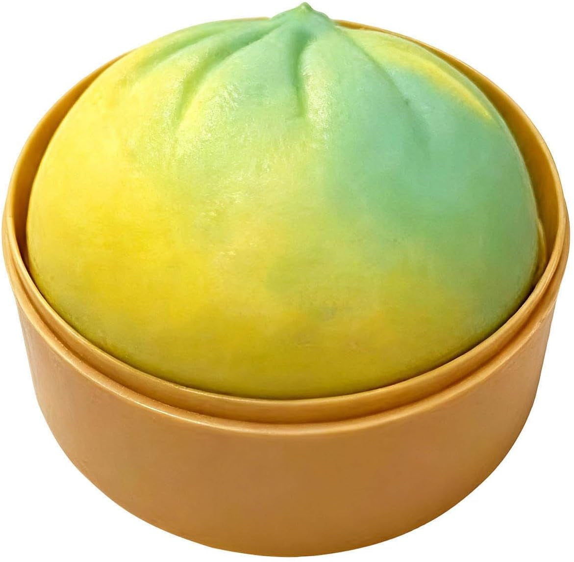 Giant Dumpling Soft Squeeze Buddy, Large Colourful Dumpling Stress Relief Sensory Ball, Fast Rebound Anxiety Relief Decompression Dough for Adults,Gold