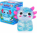 Axolotl Squishy Stress Ball, Soft TPR Slow Rising Squeeze Toy, Cute Axolotl Fidget Toy for Stress Relief, Anxiety Calming Sensory Toy for Kids Adults(Pink Seated Axolotl)