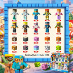 Unleash Imagination with 20 Pcs Magnetic Action Figures Playset - Creative Building Block City Toys for Kids 6+ with 360° Rotating Arms and Legs, Perfect Birthday Gift for Boys and Girls