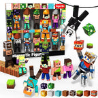 Unleash Imagination with 20 Pcs Magnetic Action Figures Playset - Creative Building Block City Toys for Kids 6+ with 360° Rotating Arms and Legs, Perfect Birthday Gift for Boys and Girls
