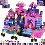 Unleash Imagination with 20 Pcs Magnetic Action Figures Playset - Creative Building Block City Toys for Kids 6+ with 360° Rotating Arms and Legs, Perfect Birthday Gift for Boys and Girls