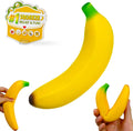 Banana Squishy Toy 2026 New Giant 7 Inch Jumbo PU Foam Stress Relief Toy | Soft Banana Squishy Jumbo Toy. Durable PU Foam Giant Stress Relief Toy for Work, Daily Relaxation & Anxiety.