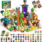 Unleash Imagination with 20 Pcs Magnetic Action Figures Playset - Creative Building Block City Toys for Kids 6+ with 360° Rotating Arms and Legs, Perfect Birthday Gift for Boys and Girls