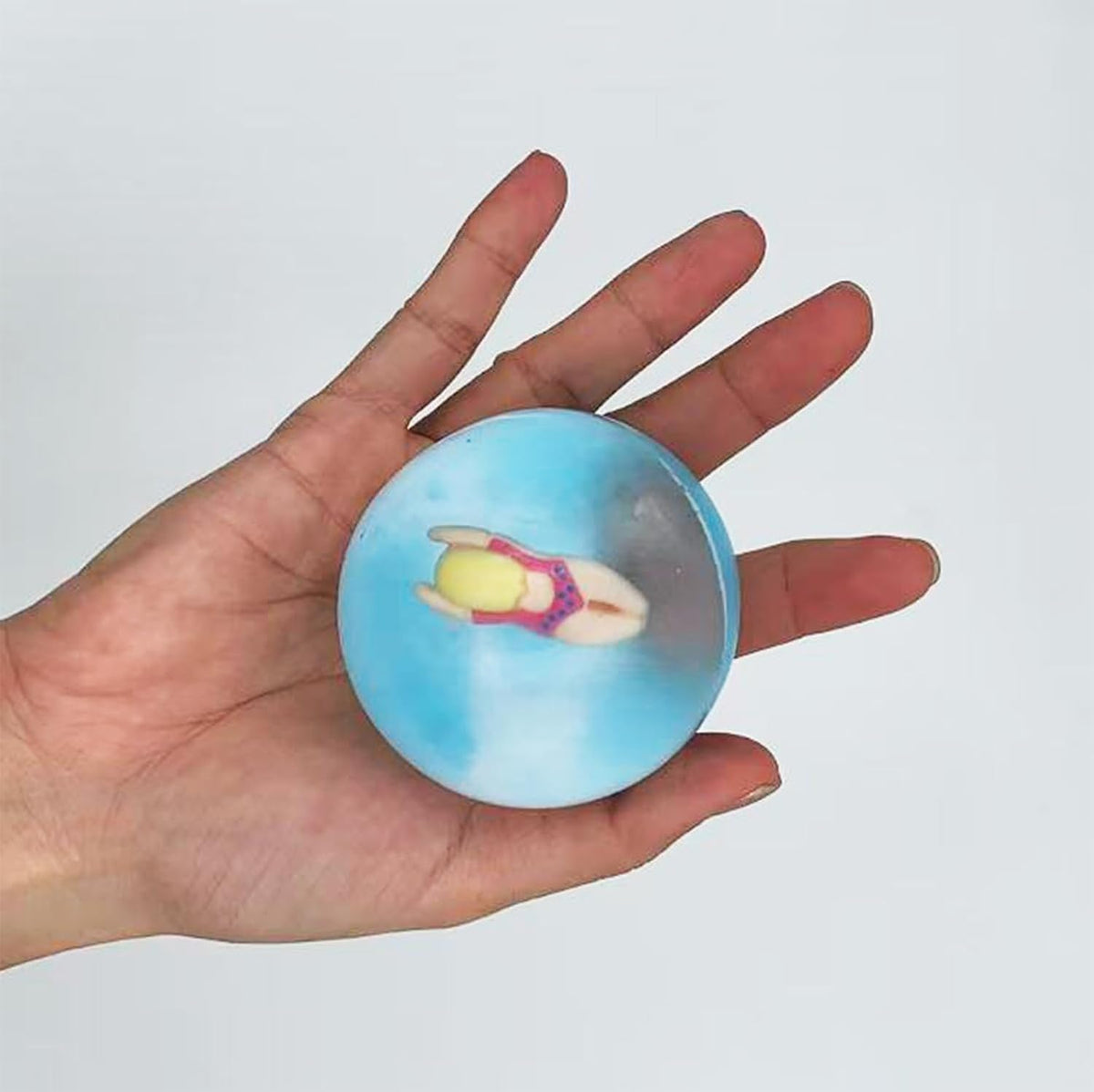 1 Pack Squishy Easter Bunny Stress Balls for Adults, Easter Basket Stuffers, Easter Toys Stress Relief Fidget Balls ,Easter Basket Ideas Gifts - Ages 14+ (Red)