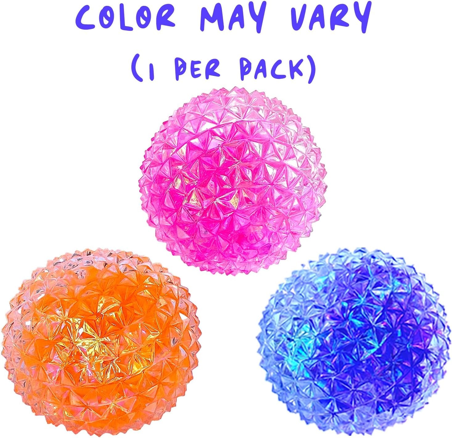 Premium Diamond Stress Ball, Odor-Free Slow Rise Cool Sensory Squishy Nice Squeeze Fidget Cute Toy - Easy to Clean - Durable - Gift-Ready - Children Safety Certificate & ASTM Certified 3+