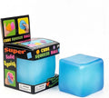 Premium Big Block Cube ,Ice Cube Squishies Toys,Durable, Slow-Rebound Fingertip Exquisite Spherical Ice Cube with Boxgift-Ready (Blue)