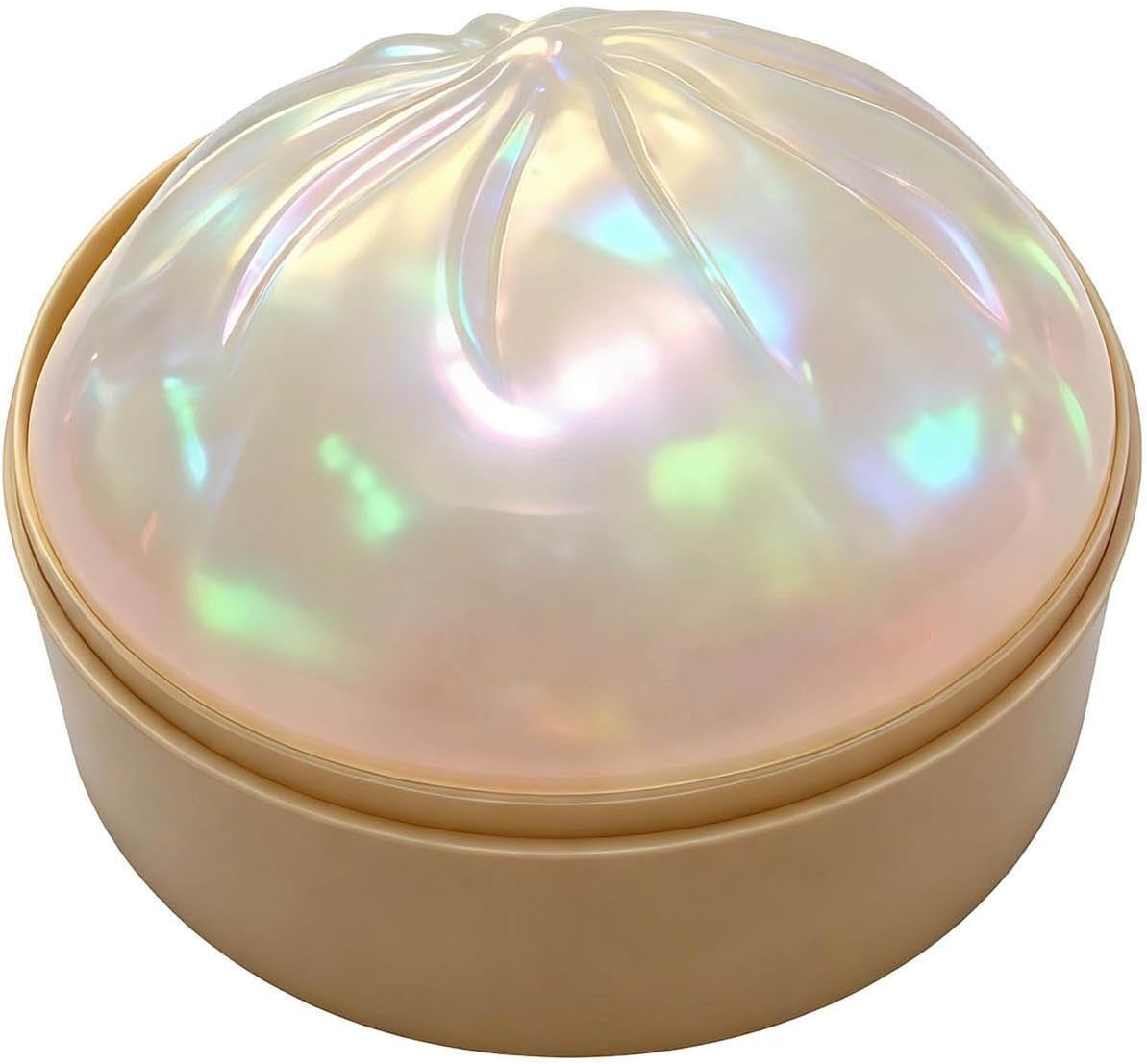 Giant Dumpling Soft Squeeze Buddy, Large Colourful Dumpling Stress Relief Sensory Ball, Fast Rebound Anxiety Relief Decompression Dough for Adults,Gold